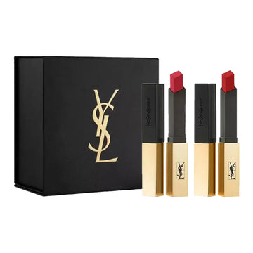 YSL Saint Laurent Small Gold Bar двухкомпонентный подарочный набор Soft Mist Long-lasting Gas Color 2.2g*2
