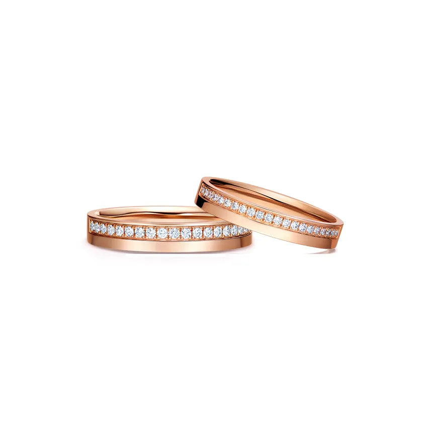 DR FOREVER series companion ring proposal engagement wedding can be customized closed ring diamond ring male and female couples