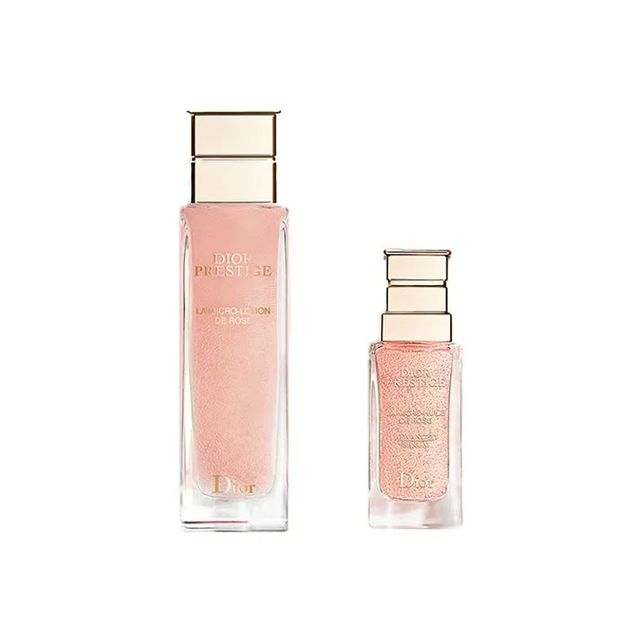 DIOR Dior Flower Secret Rose Набор для ухода за кожей с розой Успокаивающая увлажняющая эссенция 30 мл + эссенция 150 мл,